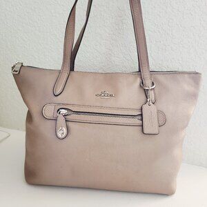 New Coach Taylor Tan Leather Shoulder Bag Purse
